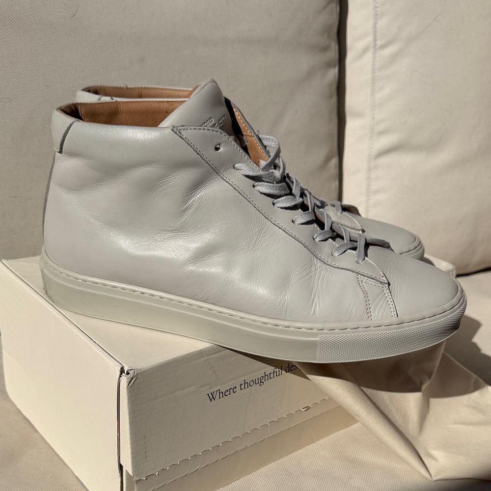 KOIO Capri Mid in Sandstone Gray Italian Leather - Picture 5 of 9